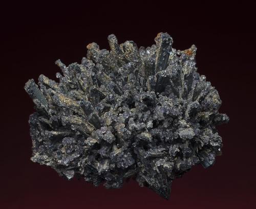 Stibnite, Fluorite
Banpo Mine, Dushan Co., Qiannan Autonomous Prefecture, Guizhou Province, China
11.0 x 9.0 x 8.2 cm
Alternate View (Author: am mizunaka)