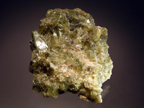 Eastonite
C. K. Williams Quarry, Easton, Northhampton County, Pennsylvania, USA
9.5 x 11.0 cm
Yellowish-green eastonite embedded in a light colored matrix from the type locality. (Author: crosstimber)