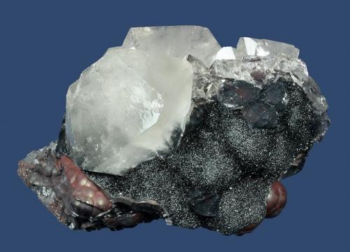 Quartz on Hematite
Cleator Moor, West Cumberland Iron Field, Cumberland, Cumbria, England, United Kingdom
71 x 56 x 34 mm (Author: GneissWare)