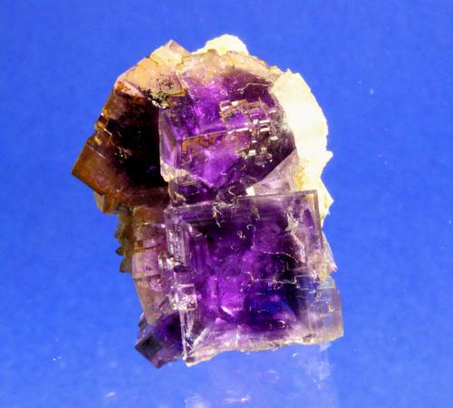 Fluorite, Quartz
Berbes Mining area, Ribadesella, Asturias, Spain
4.9 x 4.0 cm (Author: Don Lum)