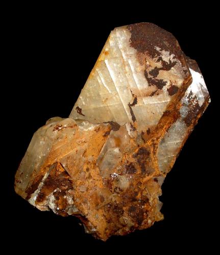 Baryte
Herzog August zu Randeck mine, Mulda, Freiberg district, Erzgebirge, Saxony, Germany
9,5 x 7 cm
Very large crystals for that mine. (Author: Andreas Gerstenberg)