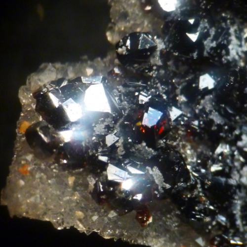 Sphalerite and Barite
Nentsberry Haggs Mine, Nent Valley, Alston Moor District, North Pennines, Cumberland, Cumbria, England, UK
Detail (Author: captaincaveman)