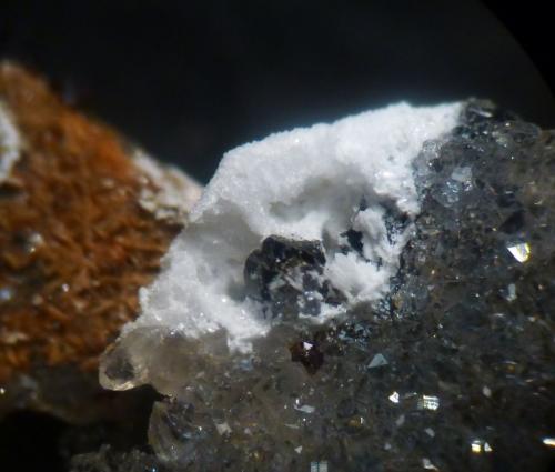 Sphalerite and Barite after Alstonite
Nentsberry Haggs Mine, Nent Valley, Alston Moor District, North Pennines, Cumberland, Cumbria, England, UK
Detail (Author: captaincaveman)