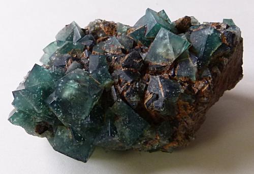 Fluorite<br />Rogerley Mine, Frosterley, Weardale, North Pennines Orefield, County Durham, England / United Kingdom<br />9.5 x 7 x 3.5cm.<br /> (Author: captaincaveman)