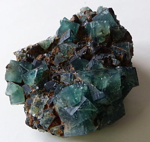 Fluorite<br />Rogerley Mine, Frosterley, Weardale, North Pennines Orefield, County Durham, England / United Kingdom<br />9.5 x 7 x 3.5cm.<br /> (Author: captaincaveman)