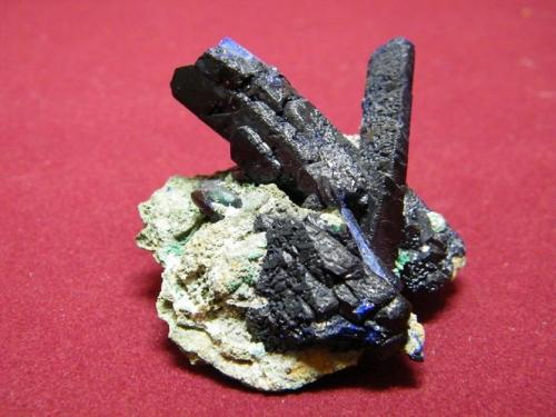 Azurite<br />Tsumeb Mine, Tsumeb, Otjikoto Region, Namibia<br />50x50mm<br /> (Author: Heimo Hellwig)