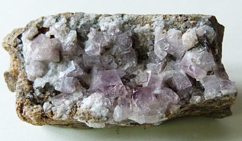 Fluorite<br />Rogerley Mine, Sutcliffe vein, Frosterley, Weardale, North Pennines Orefield, County Durham, England / United Kingdom<br />7x3x3cm  99g<br /> (Author: captaincaveman)