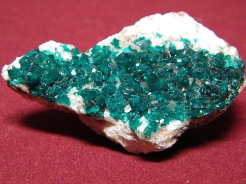 Dioptase<br />Tsumeb Mine, Tsumeb, Otjikoto Region, Namibia<br />60x35mm<br /> (Author: Heimo Hellwig)