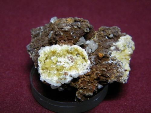 Mimetite<br />Tsumeb Mine, Tsumeb, Otjikoto Region, Namibia<br />40x30mm<br /> (Author: Heimo Hellwig)