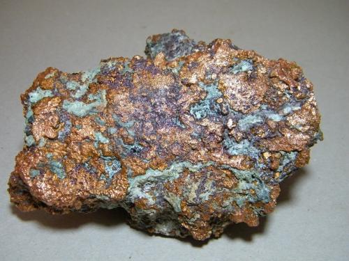 Copper<br />Mina Tsumeb, Tsumeb, Región Otjikoto, Namibia<br />140x110mm<br /> (Author: Heimo Hellwig)