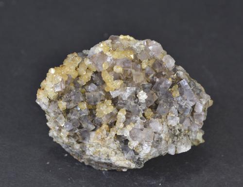 Fluorite<br />Newlandside Quarry, Eastern Quarry, Stanhope, Weardale, North Pennines Orefield, County Durham, England / United Kingdom<br />4.0 x 4.0 cm<br /> (Author: captaincaveman)