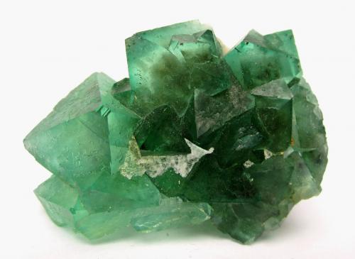 Fluorite<br />Riemvasmaak, Orange river area, Kakamas, ZF Mgcawu District, Northern Cape Province, South Africa<br />Largest fluorite crystal 2,5 cm, overall size 7 cm<br /> (Author: Tobi)