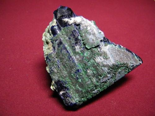 Azurite<br />Tsumeb Mine, Tsumeb, Otjikoto Region, Namibia<br />80x80mm<br /> (Author: Heimo Hellwig)