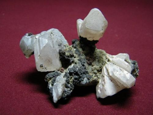 Hydrocerussite coating Cerussite<br />Tsumeb Mine, Tsumeb, Otjikoto Region, Namibia<br />75x50mm<br /> (Author: Heimo Hellwig)