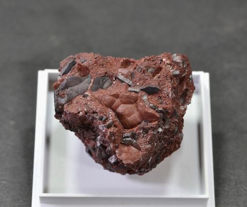Hematite<br />Red Rake Mine, Silverdale, Lancashire, England / United Kingdom<br />3x3cm<br /> (Author: captaincaveman)