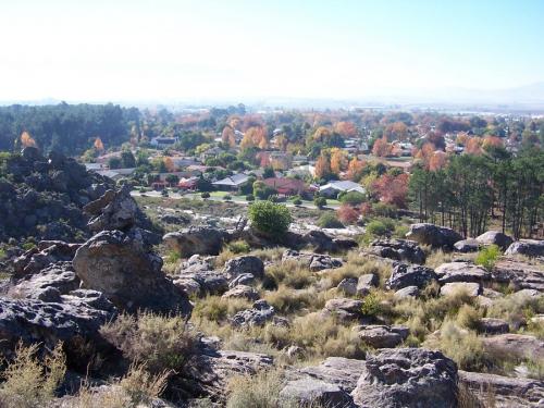 A photo from our neigborhood, taken from a little way up the mountains, about 400 m from our home. (Author: Pierre Joubert)