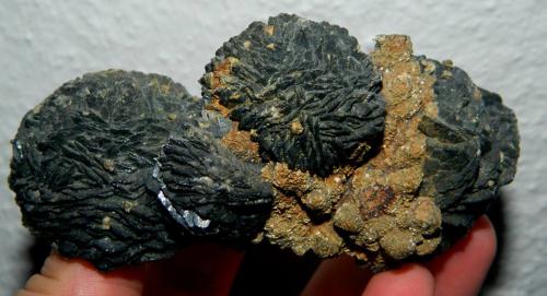Calcite with siderite<br />Herja Mine, Chiuzbaia, Baia Sprie, Maramures, Romania<br />9.5 cm L<br /> (Author: Deyu)