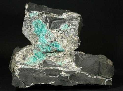 Beryl (variety emerald) with Pyrite<br />La Pita mining district, Municipio Maripí, Western Emerald Belt, Boyacá Department, Colombia<br />18x10x8cm<br /> (Author: Fiebre Verde)