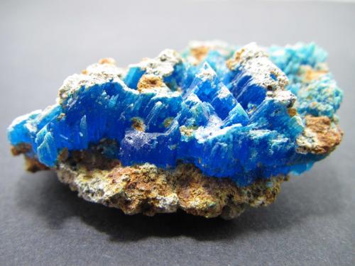 Calcantita<br />San Francisco Mine, El Hornillo, Los Albaricoques, Níjar, Comarca Metropolitana de Almería, Almería, Andalusia, Spain<br />4 x 2 cm.<br /> (Autor: prcantos)