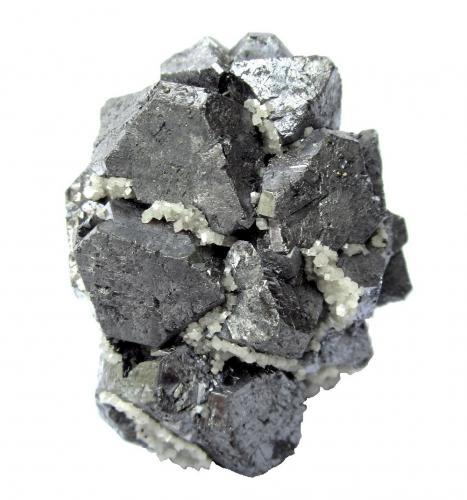 Galena, dolomite<br />West Fork Mine, West Fork, Viburnum Trend District, Reynolds County, Missouri, USA<br />Specimen height 5 cm<br /> (Author: Tobi)