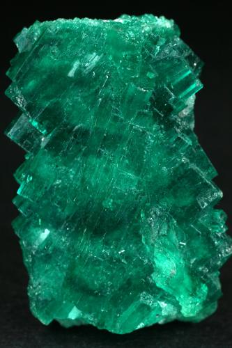 Beryl (var. emerald)<br />Coscuez mining district, Municipio San Pablo de Borbur, Western Emerald Belt, Boyacá Department, Colombia<br />40x26x15mm<br /> (Author: Fiebre Verde)