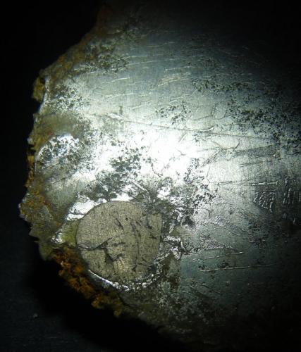 Troilita<br />Toluca meteorite, Jiquipilco, State of Mexico, Mexico<br />80x50 mm.<br /> (Autor: Jesus Franquesa Baucells)