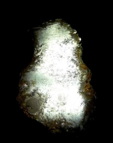 Troilita<br />Toluca meteorite, Jiquipilco, State of Mexico, Mexico<br />80x50 mm.<br /> (Autor: Jesus Franquesa Baucells)