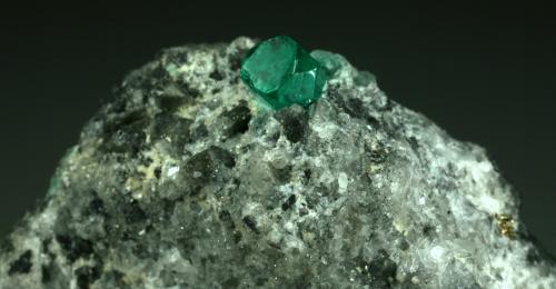 Beryl (variety emerald), Calcite, Pyrite, Quartz<br />Coscuez mining district, Municipio San Pablo de Borbur, Western Emerald Belt, Boyacá Department, Colombia<br />50x20x45mm<br /> (Author: Fiebre Verde)