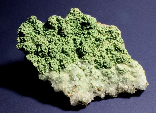 Conichalcite, Calcite<br />Ojuela Mine, Mapimí, Municipio Mapimí, Durango, Mexico<br />17 x 12 cm<br /> (Author: Don Lum)