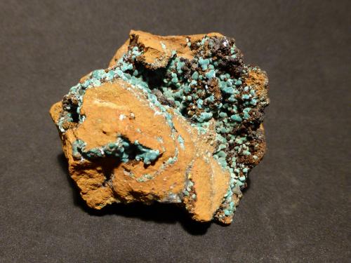 Auricalcita<br />Mina Ojuela, Mapimí, Municipio Mapimí, Durango, México<br />6x4,5 cm<br /> (Autor: Ander Ispizua Juan)