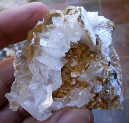 Calcita y dolomita<br />Canteras de mármol, Estremoz, Distrito Évora, Província Alentejo Central, Región Alentejo, Portugal<br />5 x 5 cm<br /> (Autor: Cristalino)