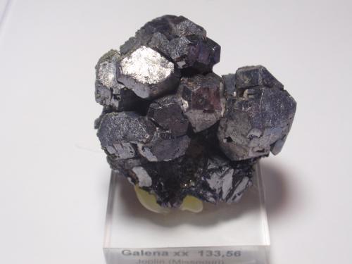 Galena<br />Joplin, Distrito Tri-State, Condado Jasper, Missouri, USA<br />50x50 mm<br /> (Autor: Ignacio)