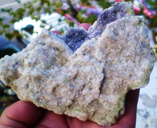 Fluorita<br />La Carrala Mine, Los Cebadales, Colmenar del Arroyo, Comarca Sierra Oeste de Madrid, Community of Madrid, Spain<br />10 x 9 x 5 cm<br /> (Autor: Juancho)