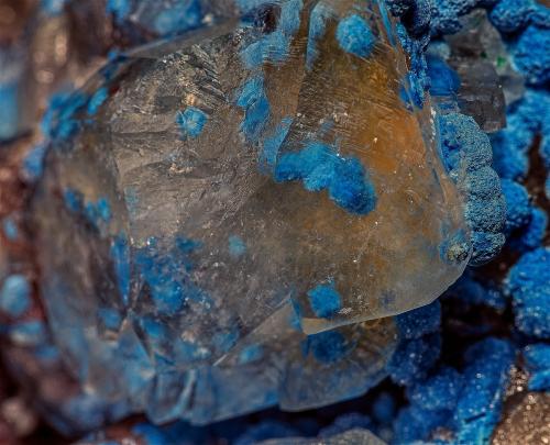 Quartz, Shattuckite<br />Kaokoveld Plateau, Kunene Region, Namibia<br /><br /> (Author: am mizunaka)