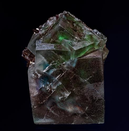 Fluorite, Schorl<br />Erongo Mountain, Usakos, Erongo Region, Namibia<br /><br /> (Author: am mizunaka)