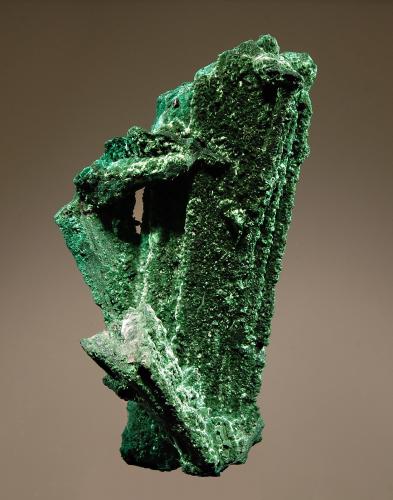 Malachite ps. barite<br />Shangulowé Mine, Kambove District, Katanga Copper Crescent, Katanga (Shaba), Democratic Republic of the Congo (Zaire)<br />5.3 x 10.2 cm<br /> (Author: crosstimber)