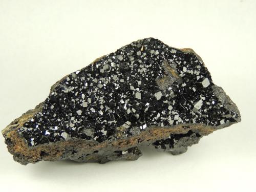 Andradita (variedad melanita)<br />Ojos Españoles Mine, General Lázaro Cárdenas, Municipio Julimes, Chihuahua, Mexico<br />10.3 x 5.6 x 5.2 centimetros<br /> (Autor: Ricardo Melendez)
