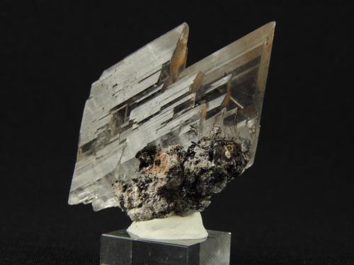 Gypsum (var. selenite)<br />Naica Mine, Naica, Municipio Saucillo, Chihuahua, Mexico<br />5.5 x 4 x 2.4 centimeters<br /> (Author: Ricardo Melendez)