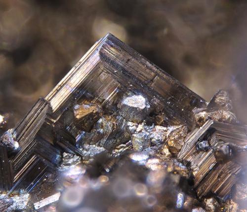 Maucherite<br />Eisleben, Mansfeld Basin, Sajonia-Anhalt/Sachsen-Anhalt, Alemania<br />fov 4 mm<br /> (Author: Rewitzer Christian)