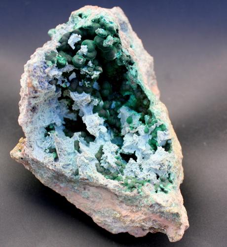 Crisocola<br />Mina L'Etoile du Congo, Lubumbashi (Elizabethville), Cinturón de cobre de Katanga, Haut-Katanga (Shaba), República Democrática del Congo (Zaire)<br />16cm por 11cm<br /> (Autor: canada)
