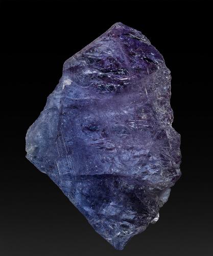 Axinite-(Mg)<br />D-Block Mine, Merelani Hills, Lelatema Mountains, Simanjiro District, Manyara Region, Tanzania<br />7.2 x 5.0 x .84 cm<br /> (Author: am mizunaka)
