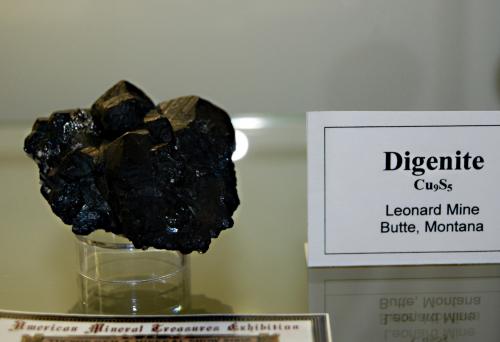 Digenite<br />Leonard Mine, Butte, Butte District, Silver Bow County, Montana, USA<br />Appox. 6.0 cm across<br /> (Author: crosstimber)