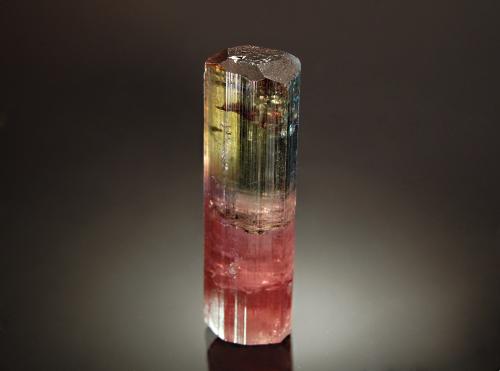 Elbaite<br />Himalaya Mine, Gem Hill, Mesa Grande District, San Diego County, California, USA<br />1.5 x 6 cm<br /> (Author: crosstimber)