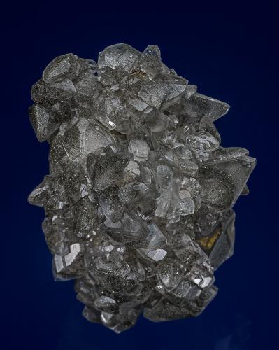 Calcite, Pyrite, Marcasite<br />Conco Mine, North Aurora, Kane County, Illinois, USA<br />8.0 x 6.5 cm<br /> (Author: am mizunaka)