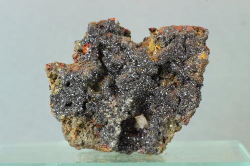 Descloizita<br />Mina da Preguiça, Sobral da Adiça, Moura, Distrito Beja, Baixo Alentejo, Alentejo, Portugal<br />43x30 mm<br /> (Autor: Juan Espino)