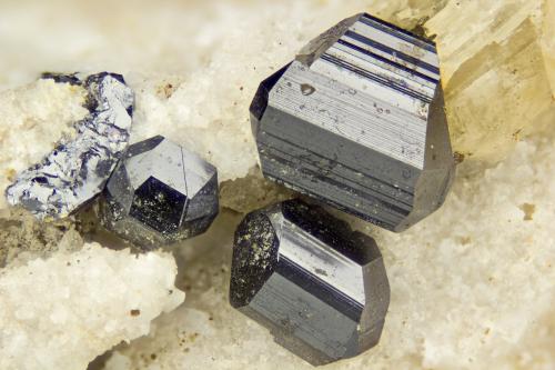 Rutile<br />Poudrette Quarry, Mont Saint-Hilaire, La Vallée-du-Richelieu RCM, Montérégie, Québec, Canada<br />FOV = 2mm<br /> (Author: Doug)