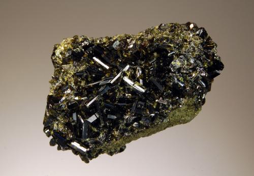 Epidote<br />Khowrin Mount, Kuhandan, Saveh, Tafresh, Markazi Province, Iran<br />4.0 x 6.0 cm<br /> (Author: crosstimber)