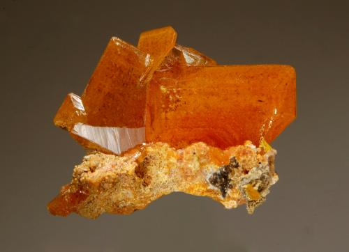 Wulfenite<br />Chah Milleh Mine, Chah Milleh, Anarak District, Nain, Isfahan Province, Iran<br />1.7 x 2.3 cm<br /> (Author: crosstimber)