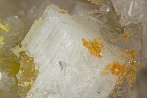 Leifite<br />Poudrette Quarry, Mont Saint-Hilaire, La Vallée-du-Richelieu RCM, Montérégie, Québec, Canada<br />FOV = 5mm<br /> (Author: Doug)