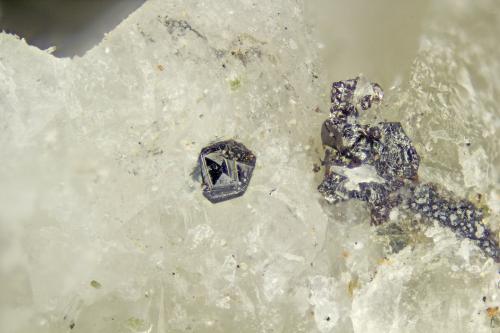 Loparite-(Ce)<br />Poudrette Quarry, Mont Saint-Hilaire, La Vallée-du-Richelieu RCM, Montérégie, Québec, Canada<br />FOV = 1.5mm<br /> (Author: Doug)